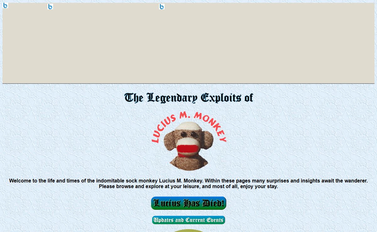Lucius M. Monkey: The Life of a Sock Monkey