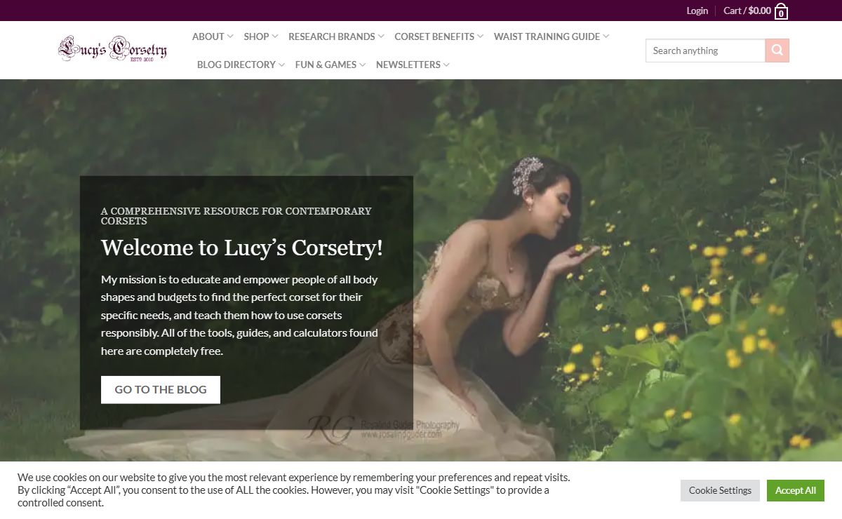 Lucy's Corsetry – A Comprehensive Resource for all things Corsets, Waist Training and Tightlacing