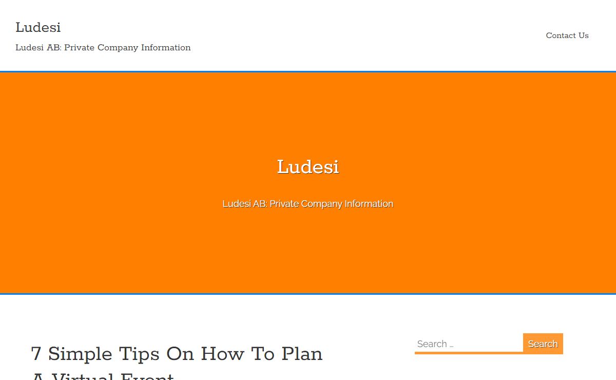Ludesi - Ludesi AB: Private Company Information