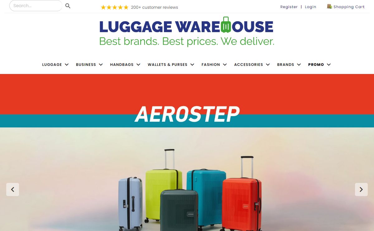 Best Prices. Best Brands. We Deliver - Luggage Warehouse