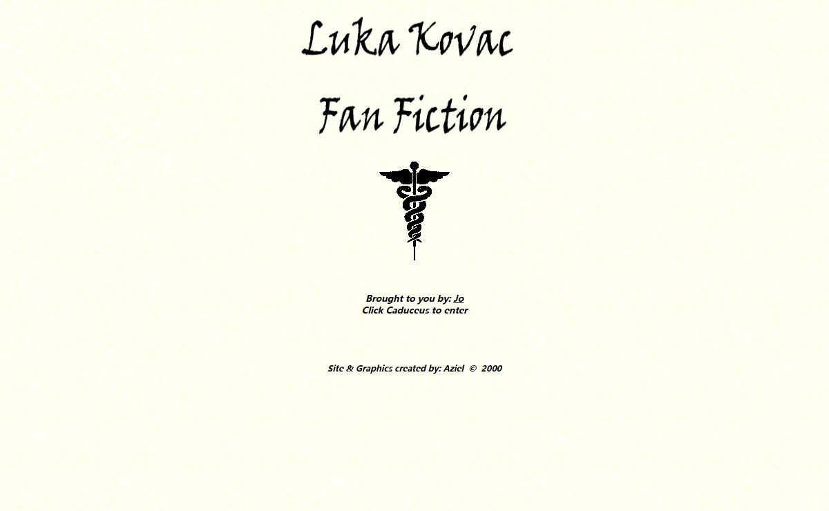 Luka Kovac Fan Fiction