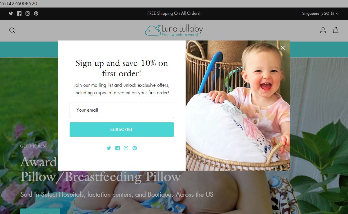 Luna Lullaby Nursing Pillow