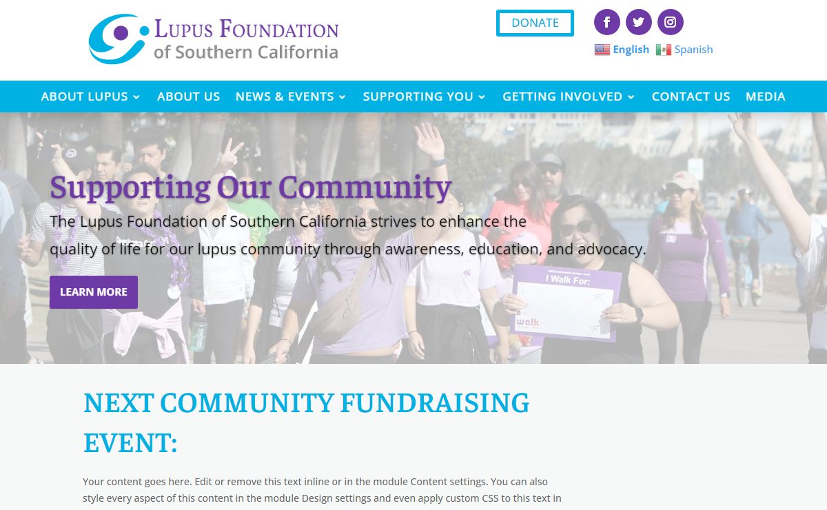The Lupus Foundation of Southern California - Supporting Our Community