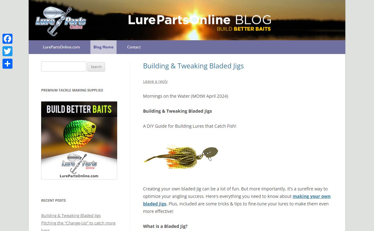 https://blog.lurepartsonline.com - Build Better Baits
