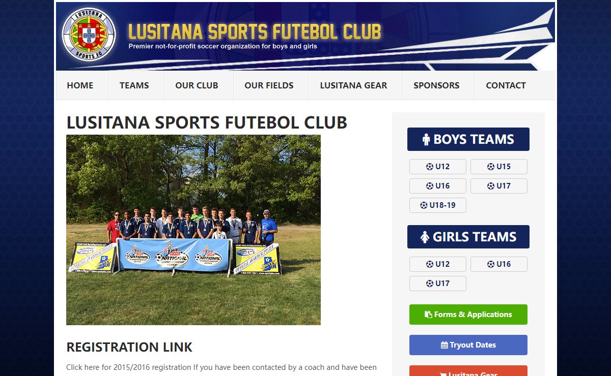 Lusitana Sports Futebol Club – Premier Soccer Club Cumberland RI