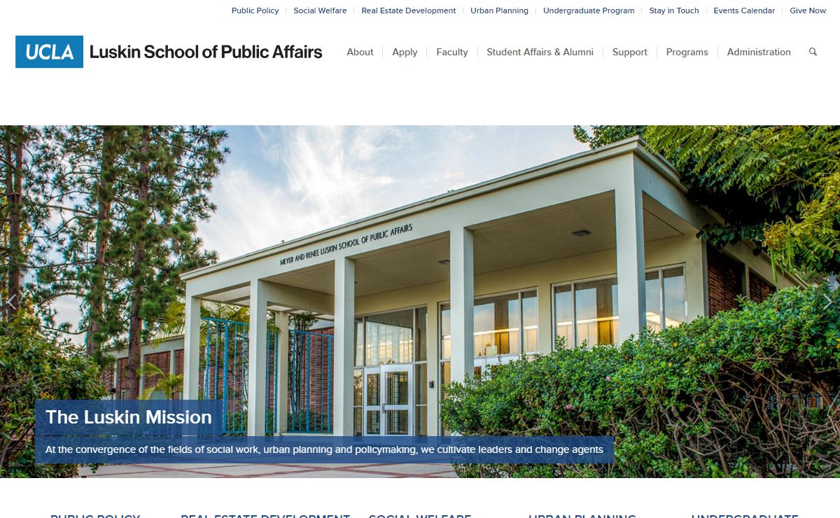School of Public Affairs | UCLA Luskin