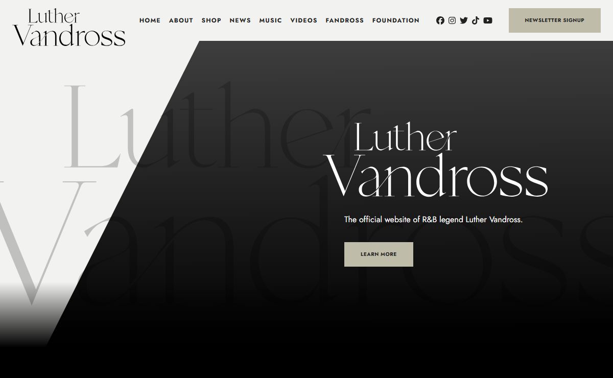 Official site of Luther Vandross find music, news, and more.
