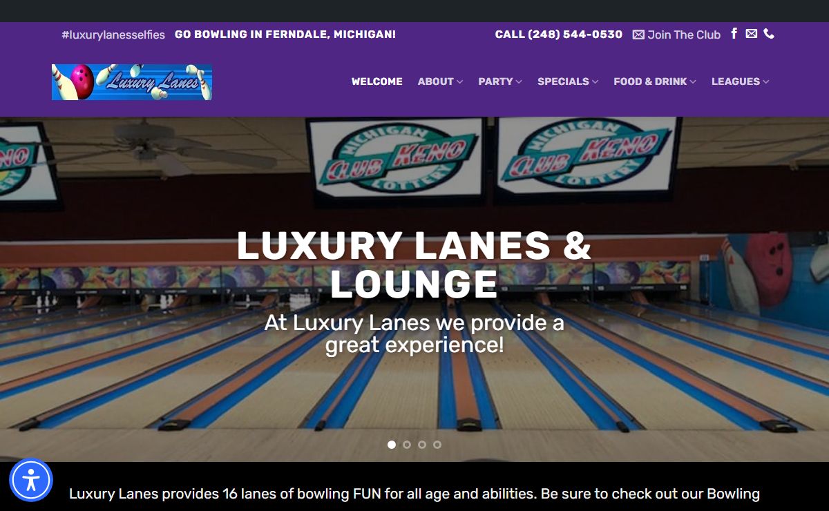 Welcome to Luxury Lanes - Bowling in Ferndale, MI