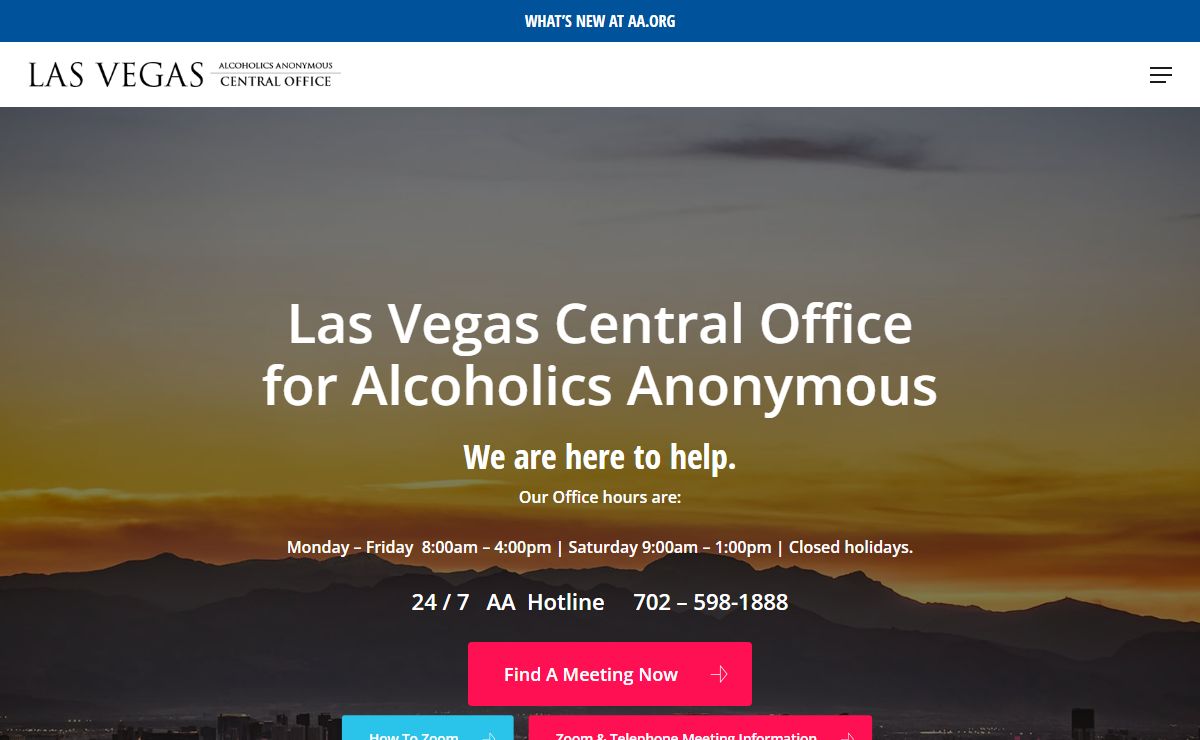 HOME - Las Vegas Central Office for Alcoholics Anonymous