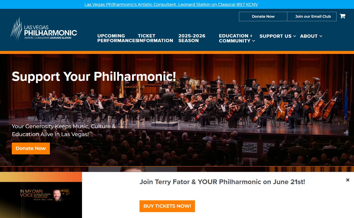 Las Vegas Philharmonic | Music. Culture. Education.