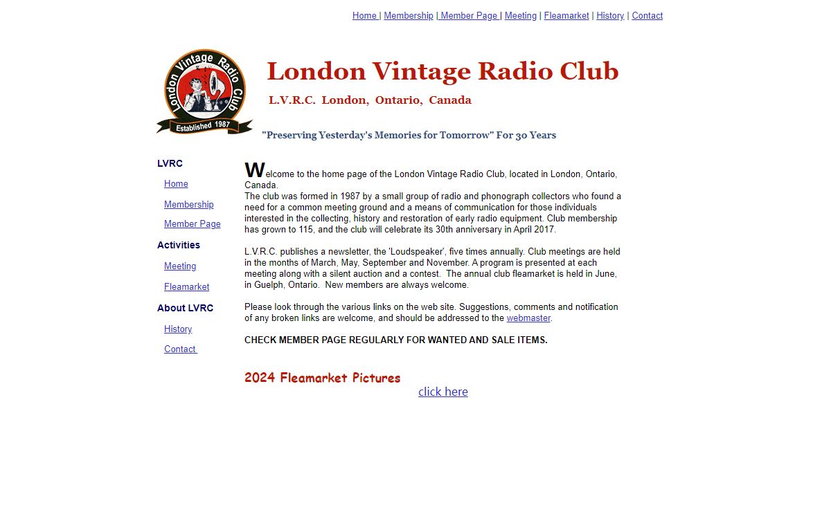 London Vintage Radio Club