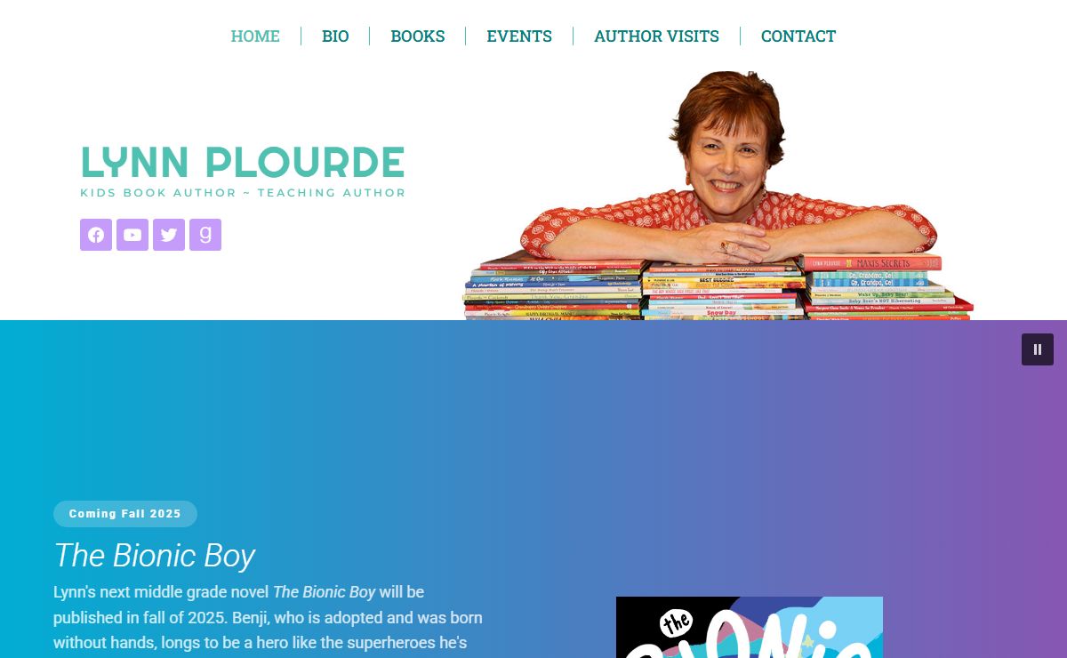 LYNN PLOURDE – KIDS BOOK AUTHOR ~ TEACHING AUTHOR