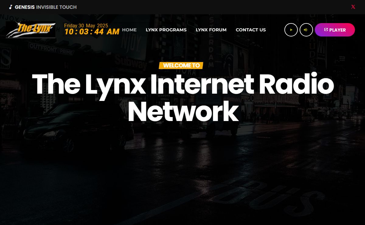 The Lynx Internet Radio Network