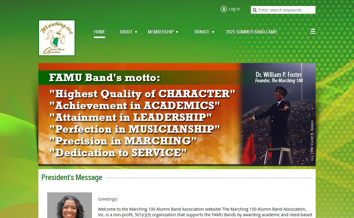 Marching 100 Alumni Band Association, Inc. - Home
