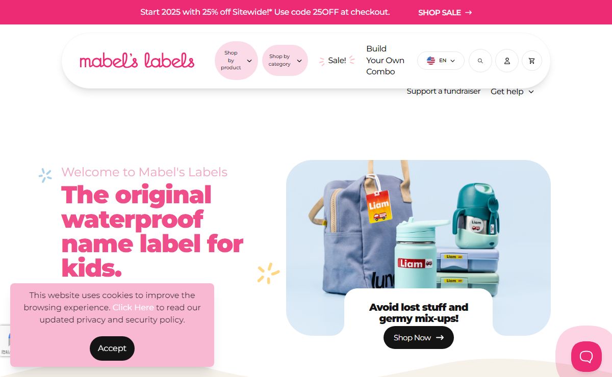 Mabel's Labels: Kids Labels, Name Stickers & Clothing Labels