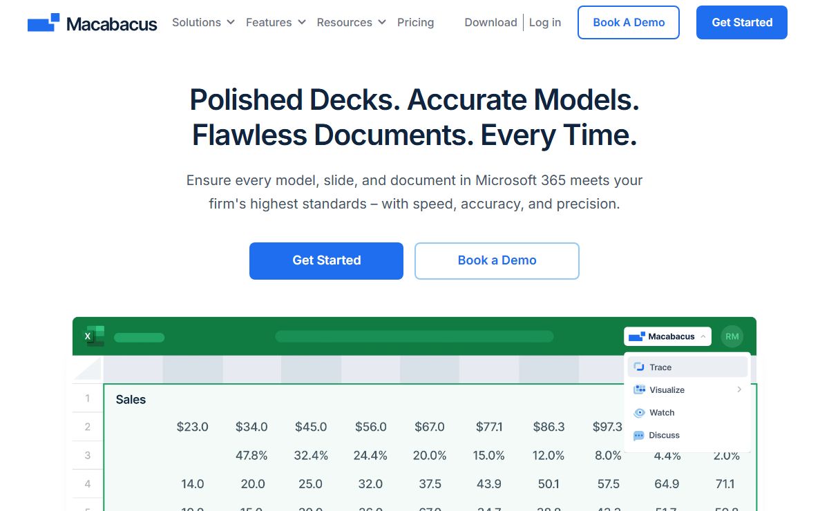 The #1 Excel & PowerPoint Add-In for Finance & Banking | Macabacus