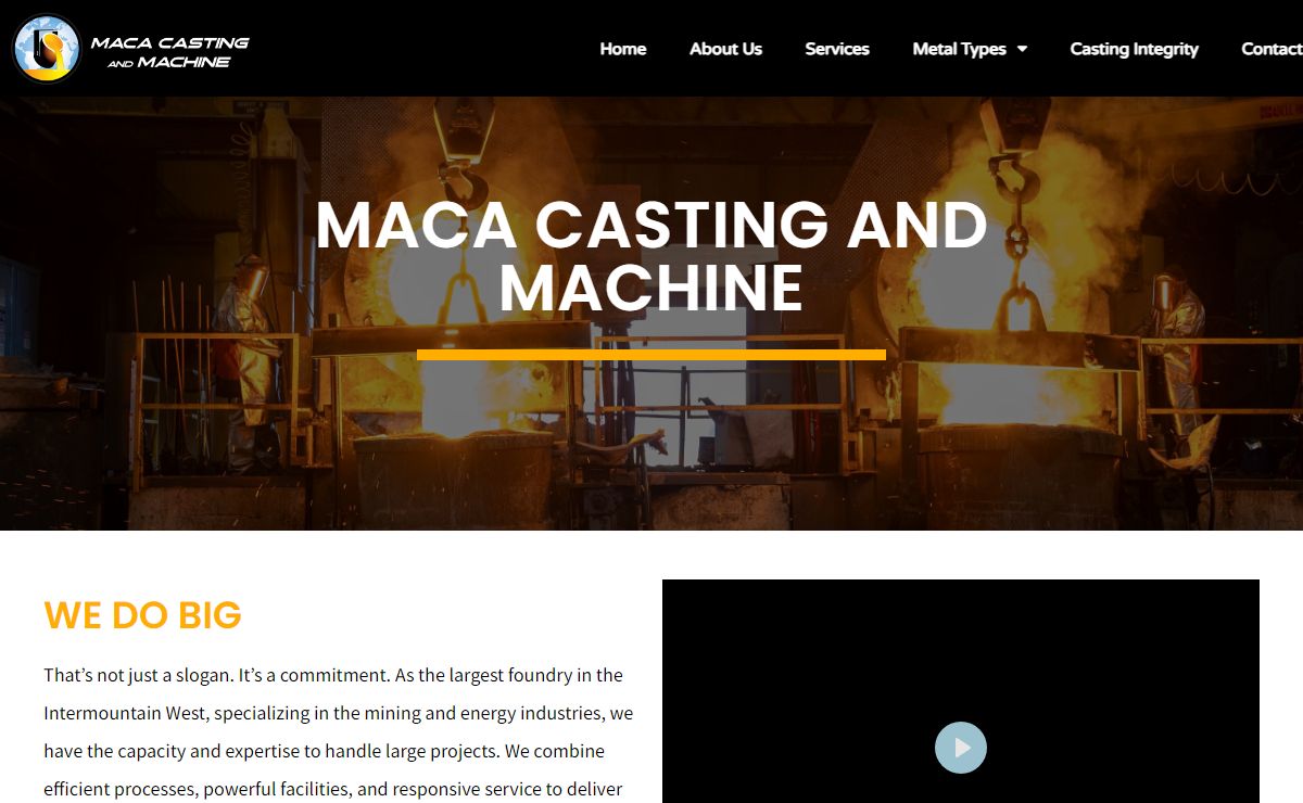 Home - MACA Casting & Machine