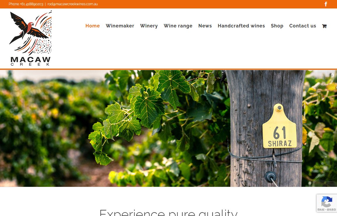Macaw Creek Wines – Wines for sale from the Clare Valley in South Australia