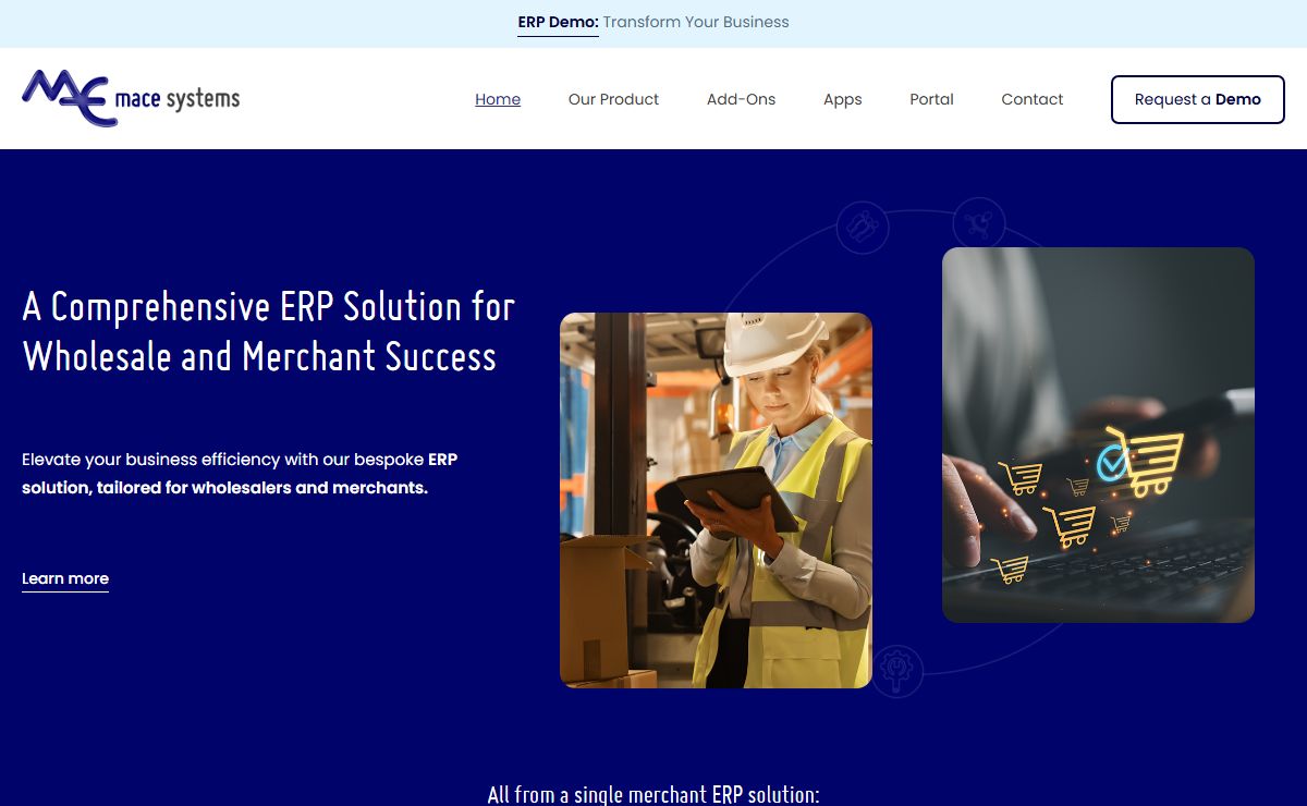 MACE Systems | Comprehensive ERP Solution for Wholesale & Merchant Success