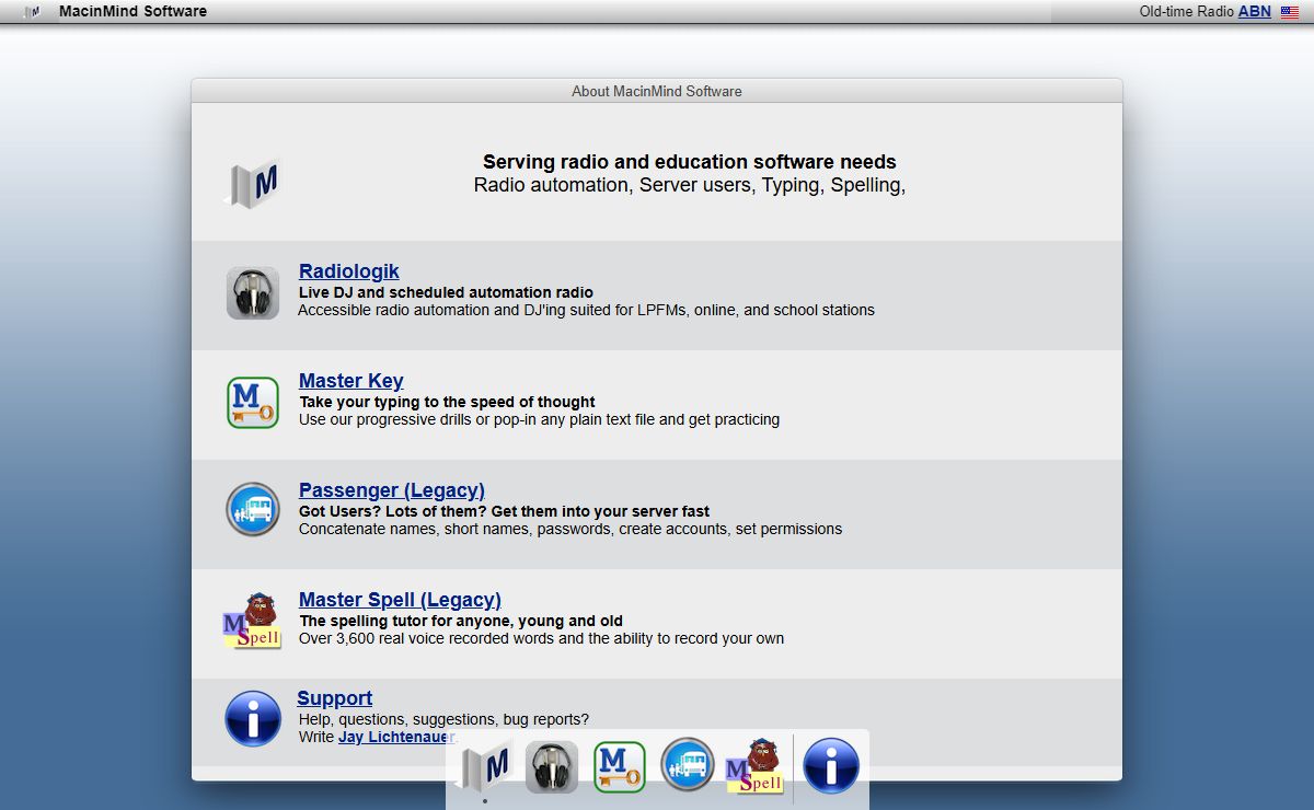 MacinMind Software: Tools for radio automation, servers, education