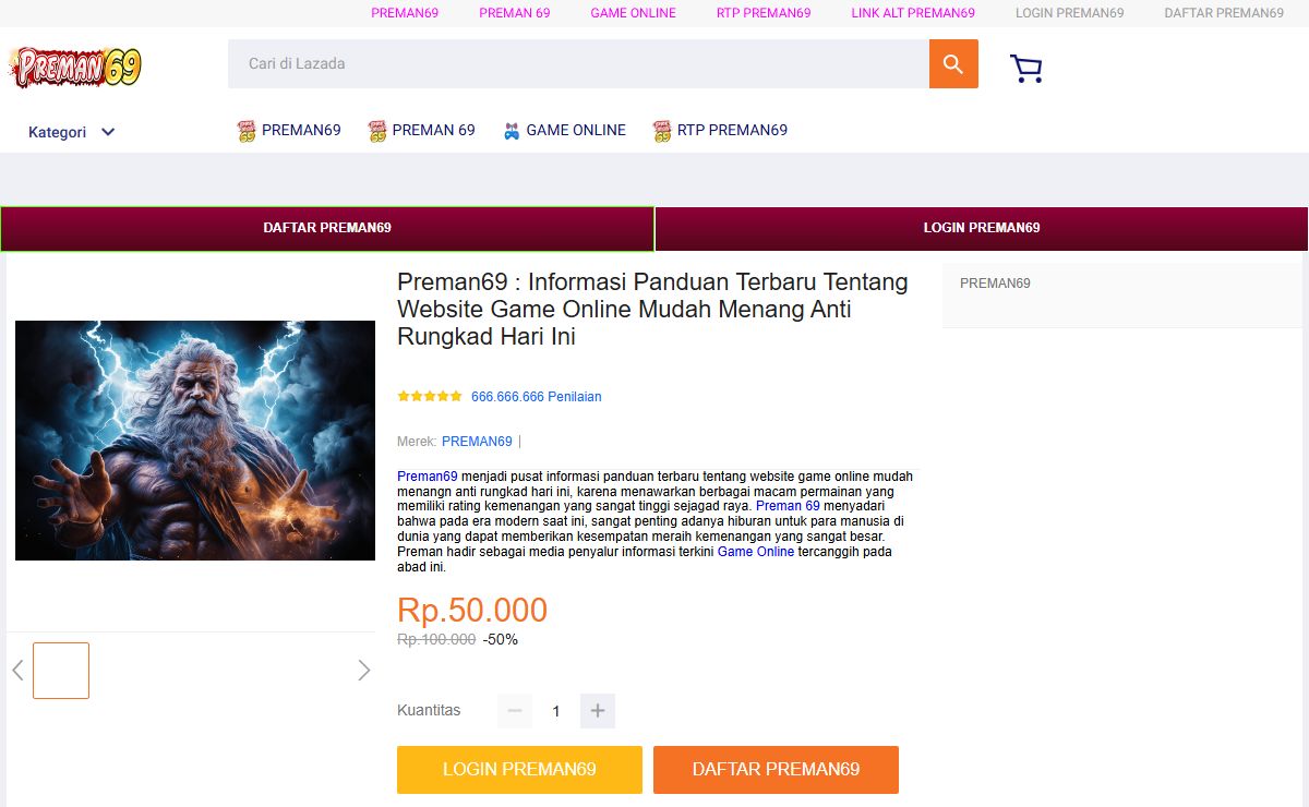 Preman69 : Informasi Panduan Terbaru Tentang Website Game Online Mudah Menang Anti Rungkad Hari Ini