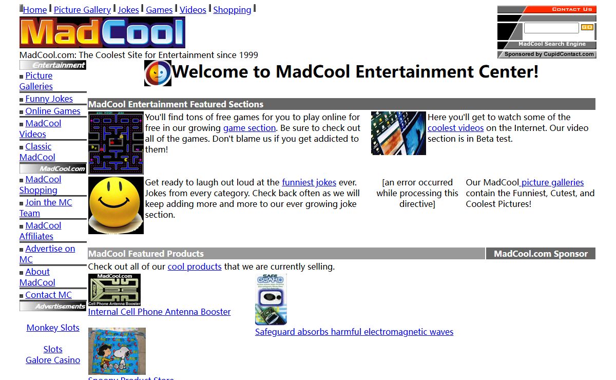 MadCool Entertainment Center