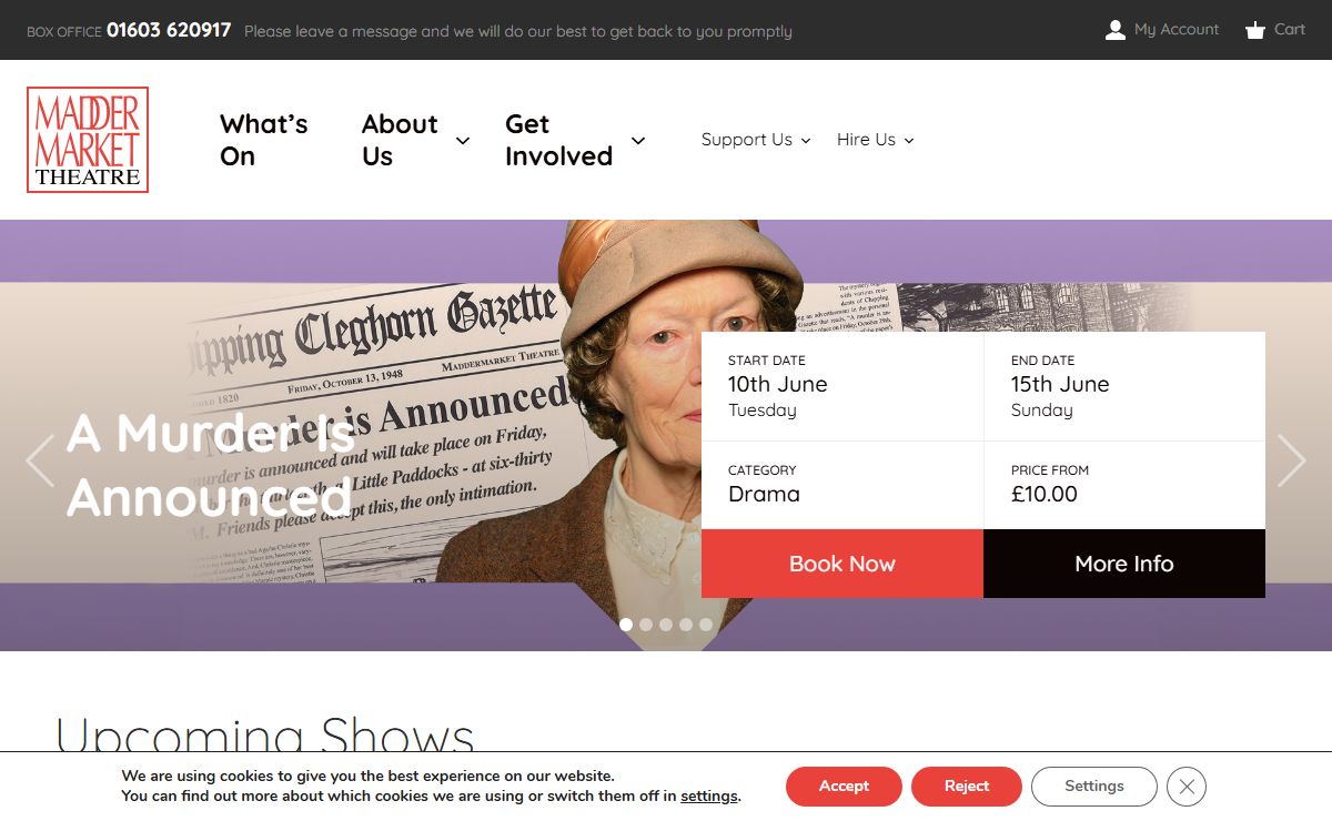 Home - The Maddermarket Theatre