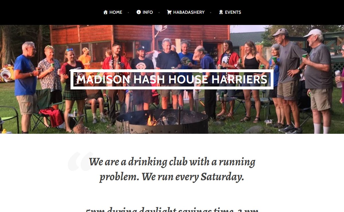 Madison Hash House Harriers – Drinking Club with a Running Problem