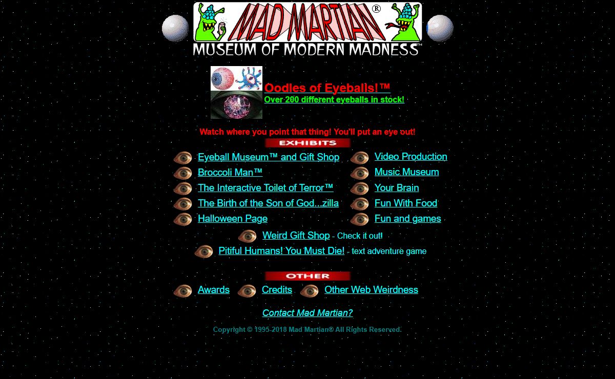 Mad Martian Museum of Modern Madness