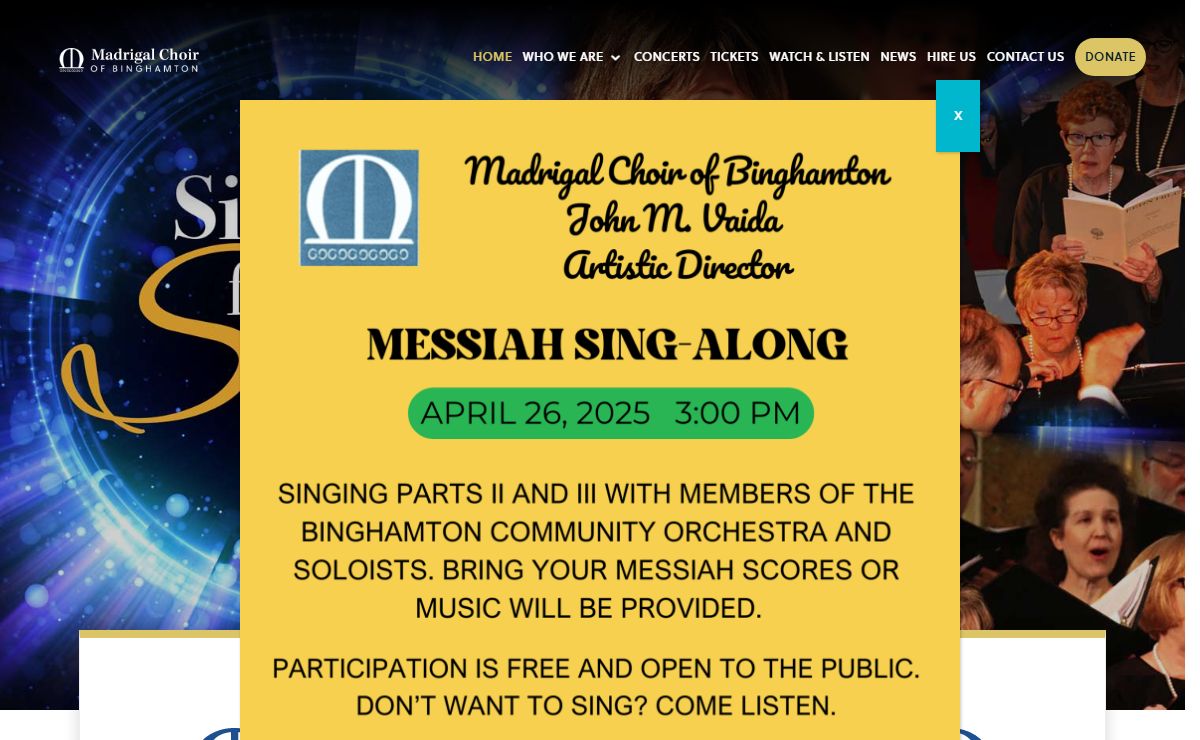 Home | Madrigal Choir of Binghamton