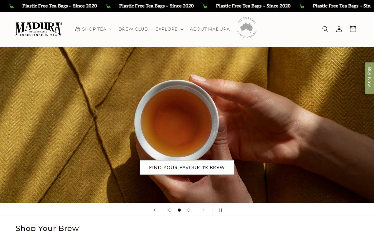 Plastic-Free Tea Bags | Free Shipping Over $60 – Shop Online – Madura Tea