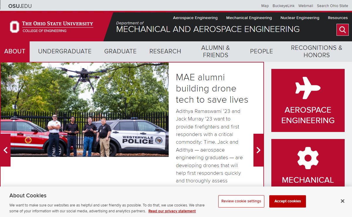 Department of Mechanical and Aerospace Engineering