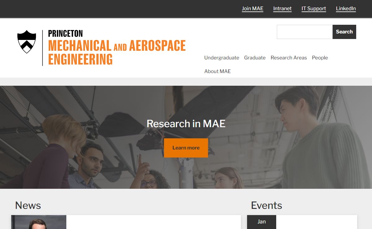 Homepage | Mechanical and Aerospace Engineering