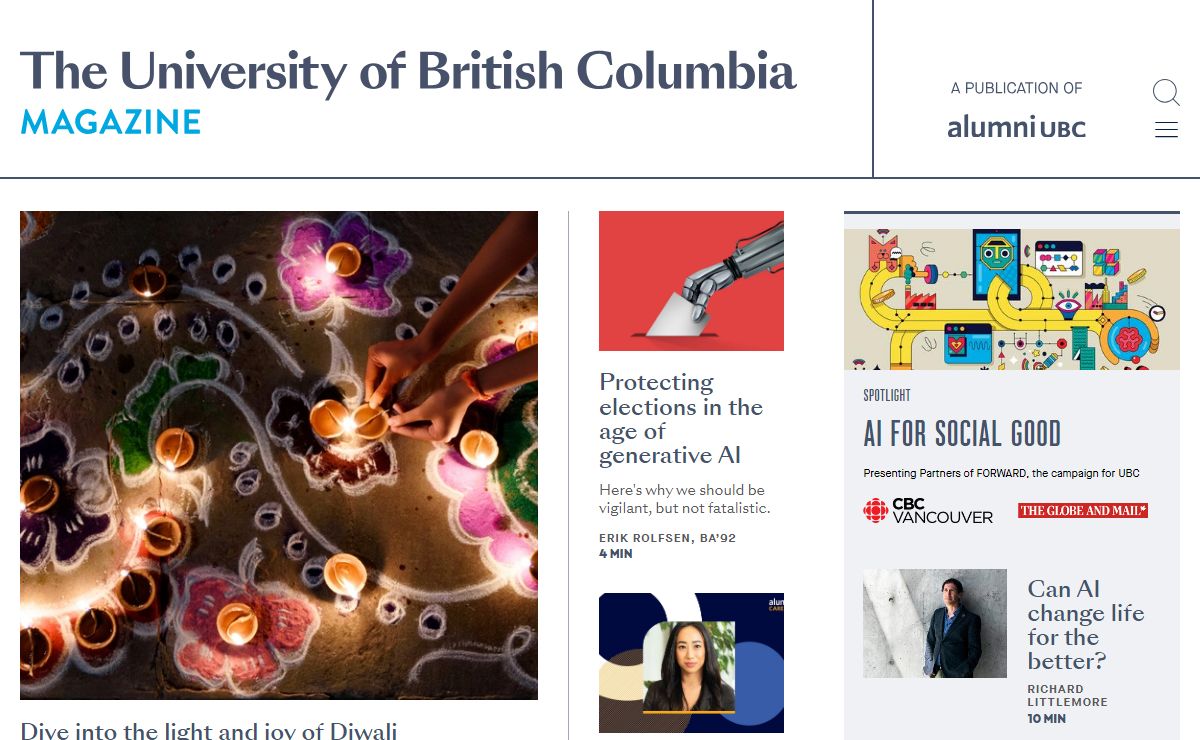 The University of British Columbia Magazine