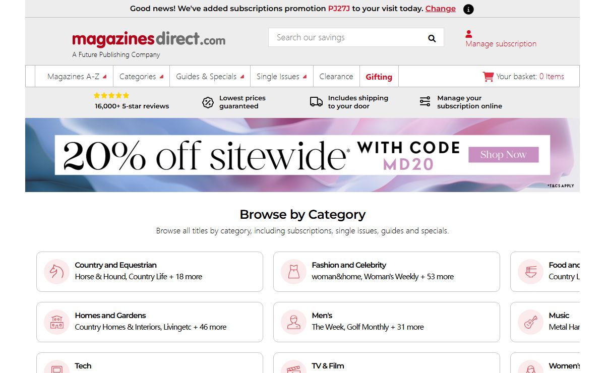 Magazine Subscriptions At Great Prices | Magazines Direct