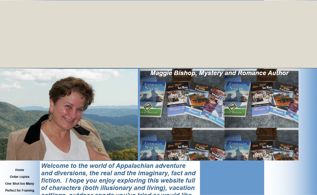 Maggie Bishop, Author, North Carolina novelist, mystery