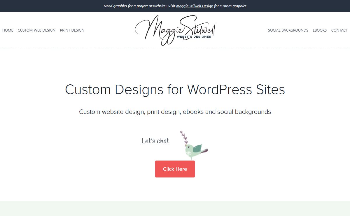 Maggie Stilwell – WordPress Web Designer