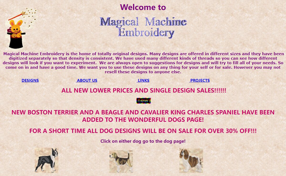 Welcome to Magical Machine Embroidery