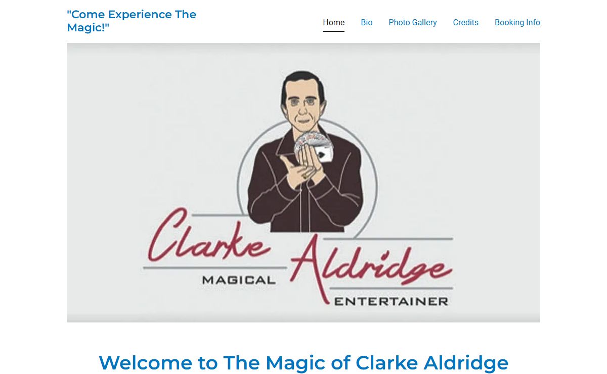 The Magic of Clarke Aldridge