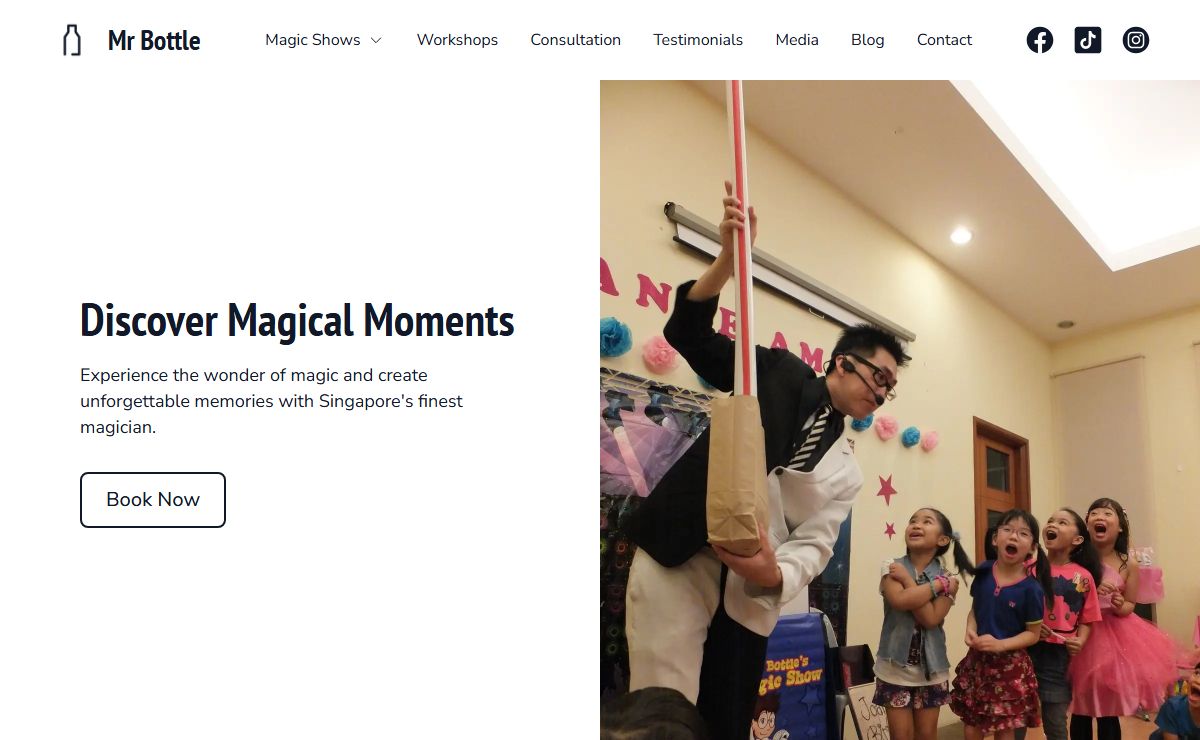 Discover Magical Moments with Singapore's Premier Magician