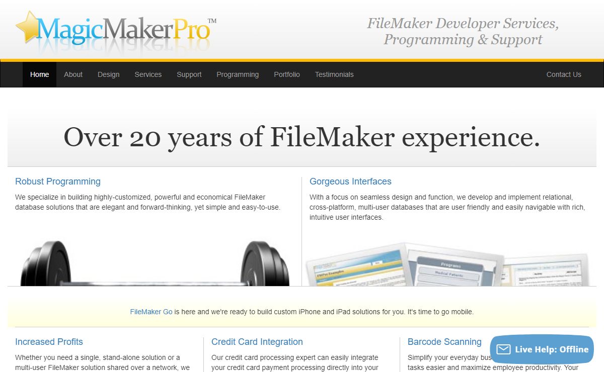 FileMaker Developer Services, Programming & Support