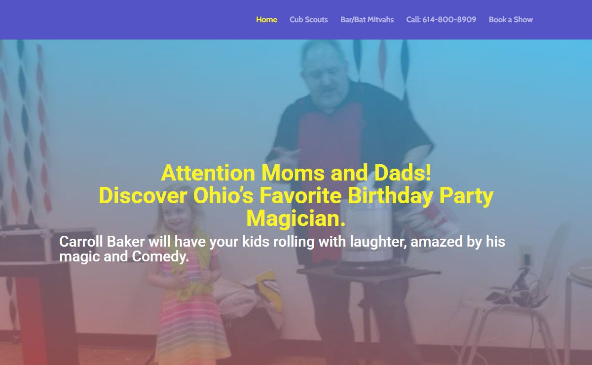 Home - Columbus Ohio Birthday Party Magician