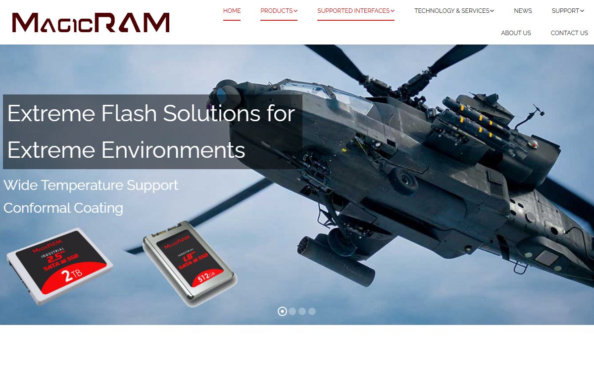 MagicRAM | Leading provider of SSD, Embedded SSD, SD, microSD & PC Cards