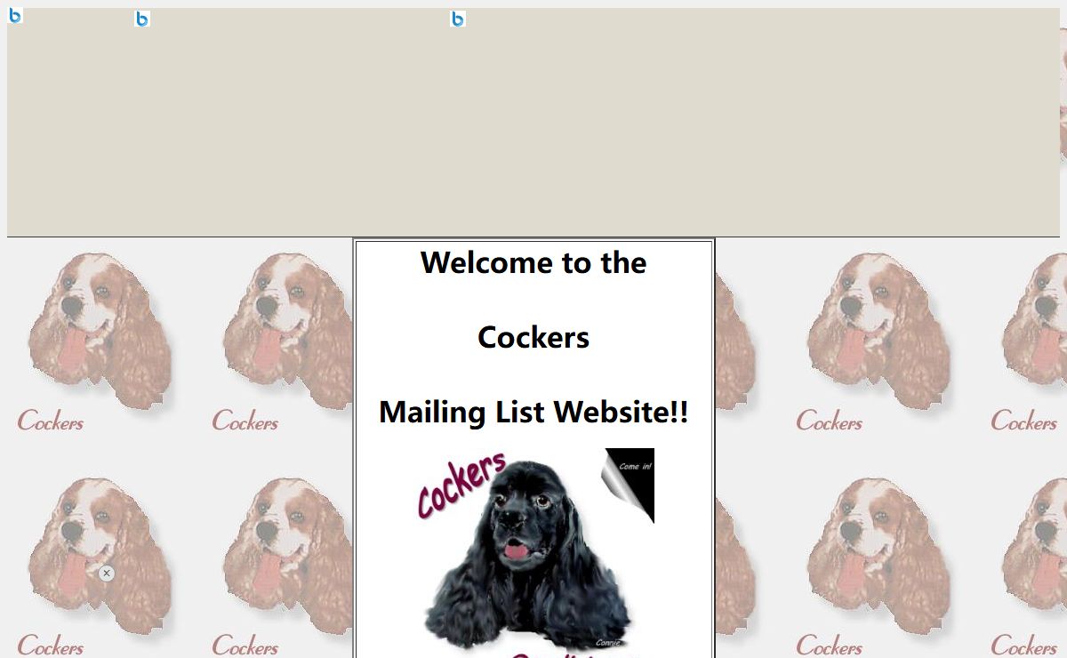 Cockers!!