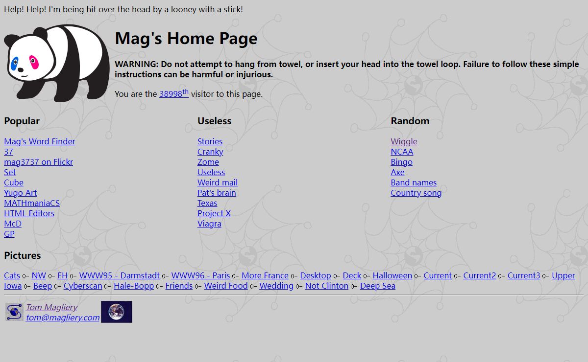 Mag's Home Page