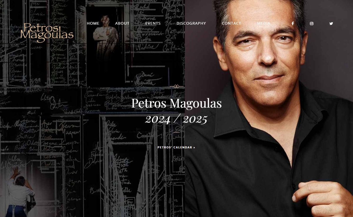Petros Magoulas - bass opera & concert singer - artist's official web site