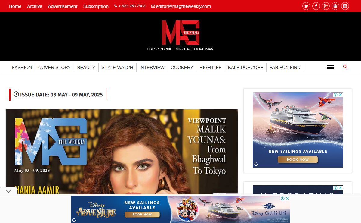 Mag the weekly Fashion Magazine - Your Source for Fashion Trends, Beauty Tips, Pop Culture News, and Celebrity Style