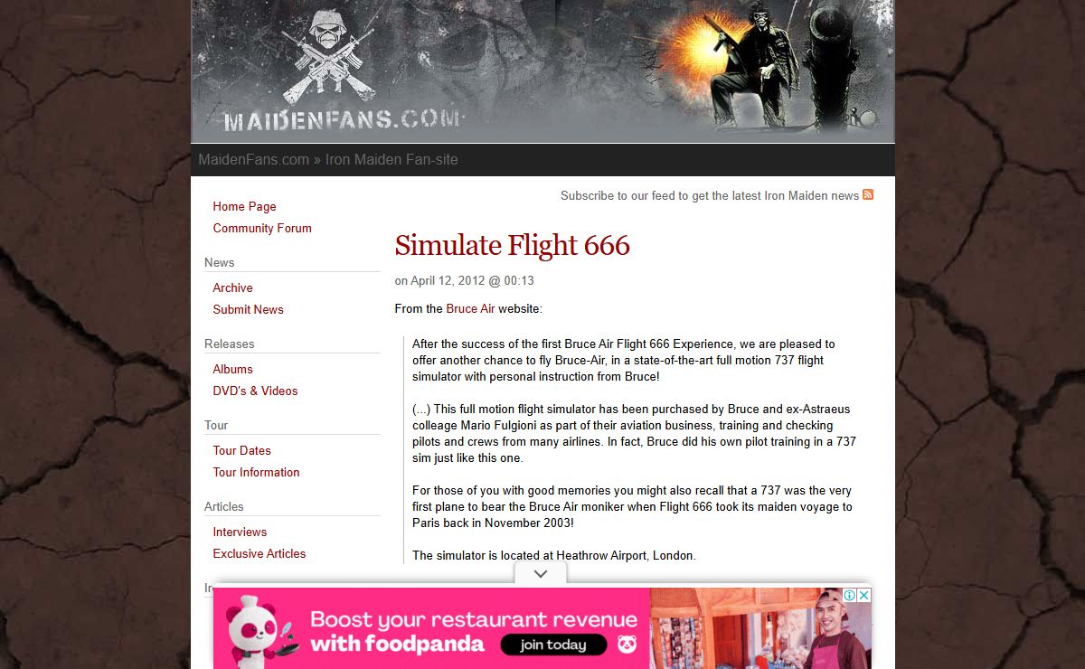 MaidenFans.com - Iron Maiden Fan-site