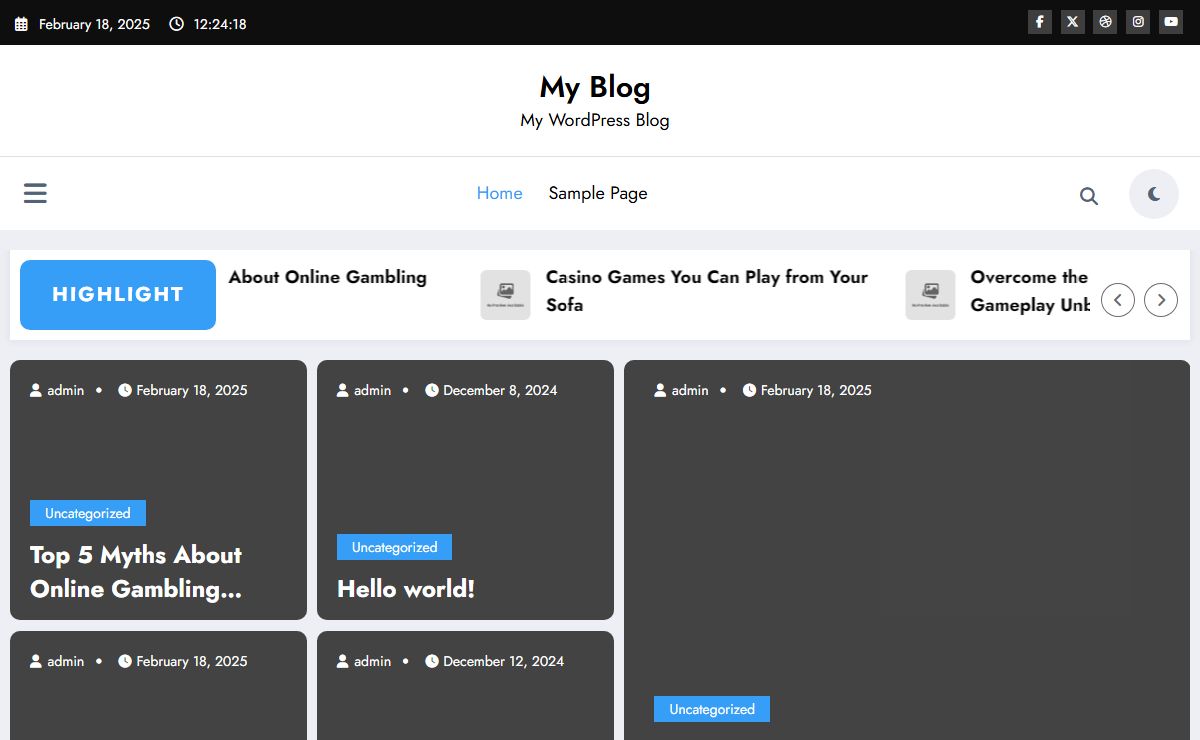 My Blog – My WordPress Blog