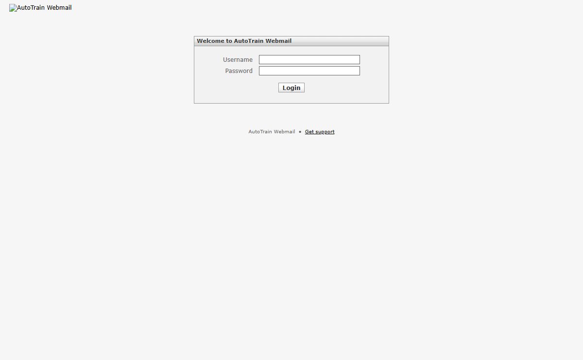 AutoTrain Webmail :: Welcome to AutoTrain Webmail